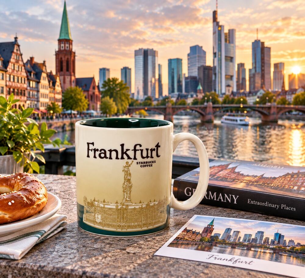 Starbucks Frankfurt Germany 2010 Collector Series Mug 16oz